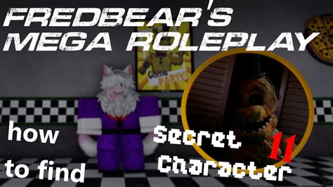 how to get secret character 11 in fredbear's mega roleplay|How to get SECRET CHARACTER XI BADGE in FREDBEAR'S .